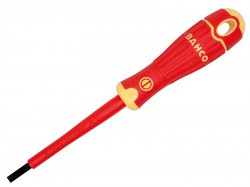 Bahco BAHCOFIT Insulated Screwdriver Slotted Tip 3.5 x 0.6 x 100mm
