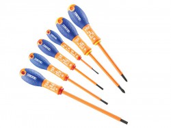 Britool Expert Screwdriver Set 6 Piece Insulated Slotted/Phillips