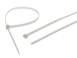Faithfull Heavy-Duty Cable Ties White 905mm x 9mm Pack of 10