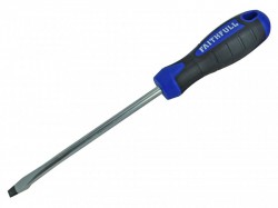 Faithfull Soft-Grip Screwdriver Slotted Flared Tip 8mm x 150mm