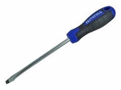 Faithfull Soft-Grip Screwdriver Slotted Flared Tip 10mm x 200mm