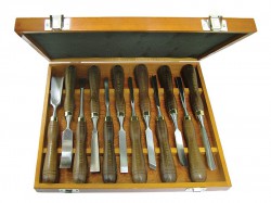 Faithfull Woodcarving Set in Case - 12 Piece
