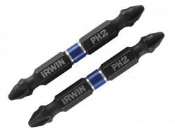 IRWIN Impact Double Ended Screwdriver Bits Phillips PH2 60mm Pack of 2