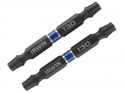 IRWIN Impact Double Ended Screwdriver Bits Torx T30 60mm Pack of 2