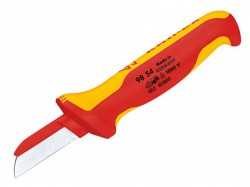 Knipex Cable Knife VDE Insulated (Back of Blade Insulated)