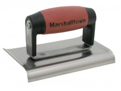Marshalltown M136D Cement Edger 6 x 3in Durasoft Handle Curved ends.