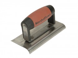 Marshalltown 176D Cement Edger Curved & Straight End Durasoft Handle 6in x 3in