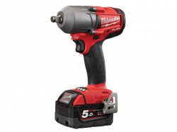 Milwaukee Power Tools M18 FMTIWF12-502X 1/2in Friction Ring Impact Wrench 18V 2 x 5.0Ah Li-ion