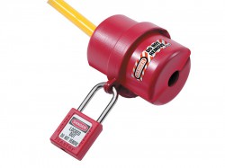 Master Lock Lockout Electrical Plug Cover Small for 120 - 240 Volt.