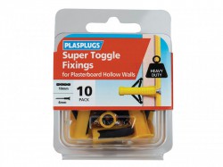 Plasplugs Super Toggle Fixings Pack 10