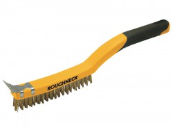Roughneck Carbon Steel Wire Brush Soft-Grip 350mm (14in)