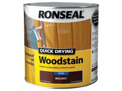 Ronseal Quick Drying Woodstain Satin Deep Mahogany 2.5 Litre