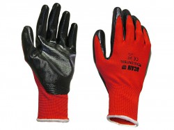 Scan Palm Dipped Black Nitrile Glove - XL
