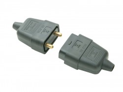 SMJ Black Plug & Socket 10A 2 Pin
