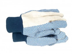 Town & Country TGL404 Mens Dotted Canvas Gloves