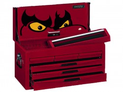Teng 8 Series 6 Drawer Top Box  Red