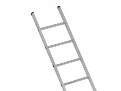 Zarges Industrial Single Aluminium Ladder 2.21m 7 Rungs