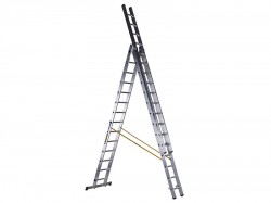 Zarges D-Rung Combination Ladder 3-Part 3 x 14 Rungs