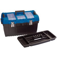DRAPER 560mm Large Tool Box with Tote Tray
