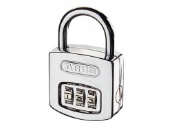 ABUS Mechanical 160/40 40mm Steel Case Die Cast Body Combination Padlock (3-Digit) Carded