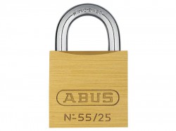 ABUS 55/25 25mm Brass Padlock Carded