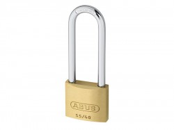 ABUS Mechanical 55/40HB63 40mm Brass Padlock 63mm Long Shackle Keyed 5401