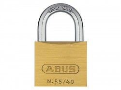ABUS Mechanical 55/40 40mm Brass Padlock Keyed 5402
