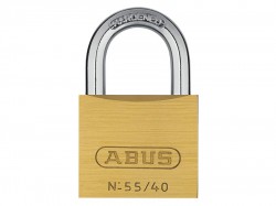 Abus 55/40 40mm Brass Padlock