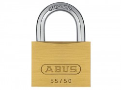 ABUS Mechanical 55/50 50mm Brass Padlock Carded