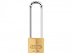 ABUS Mechanical 65/30HB60 30mm Brass Padlock 60mm Long Shackle Carded