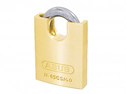 ABUS Mechanical 65/40CS 40mm Brass Padlock Closed Shackle Carded