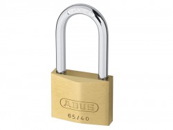 ABUS Mechanical 65/40HB40 40mm Brass Padlock 40mm Long Shackle Carded