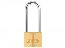 ABUS 65/40HB63 40mm Brass Padlock 60mm Long Shackle Carded