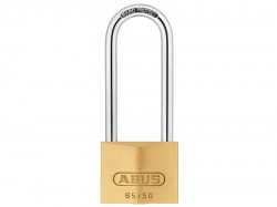 ABUS Mechanical 65/50HB80 50mm Brass Padlock 80mm Long Shackle Keyed 6504