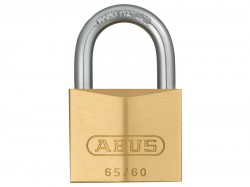 Abus 65/60 60mm Brass Padlock Keyed 601