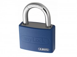 ABUS Mechanical T65AL/40 40mm My Lock Aluminium Padlock Blue Body 50008