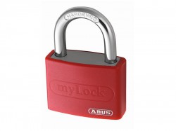 ABUS Mechanical T65AL/40 40mm My Lock Aluminium Padlock Red Body 50012