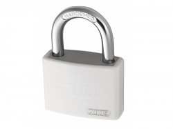 ABUS Mechanical T65AL/40 40mm My Lock Aluminium Padlock White Body 50723