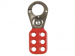 ABUS Mechanical 701 Lock Off Hasp 25mm Red