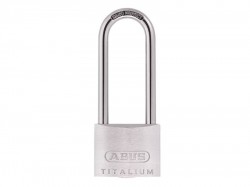 ABUS Mechanical 80TI/40HB63 Titalium Padlock 40mm x 63mm Long Shackle Carded