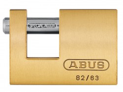 ABUS Mechanical 82/63 63mm Monoblock Brass Shutter Lock Keyed 8501