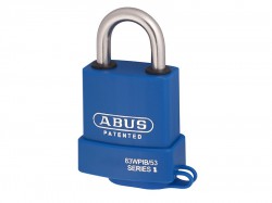 ABUS Mechanical 83WPIB / 53 Submariner Brass Body Stainless Steel Shackle Padlock KA 2745