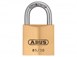 ABUS 85/30 30mm Brass Padlock Carded
