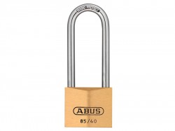 ABUS Mechanical 85/40 40mm HB63 Brass Padlock 63mm Long Shackle Carded