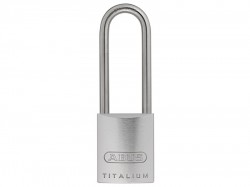 ABUS Mechanical 86TI/45 70mm Titalium Padlock Without Cylinder Long Stainless Steel Shackle