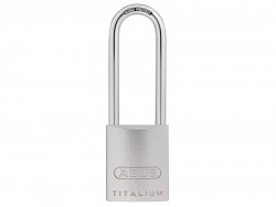 ABUS Mechanical 86TI/45 70mm Titalium Padlock Without Cylinder Long Shackle