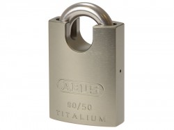 ABUS Mechanical 90RK/50 Titalium Padlock Closed Stainless Steel Shackle Carded