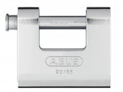 ABUS Mechanical 92/65 65mm Monoblock Brass Body Shutter Padlock Carded