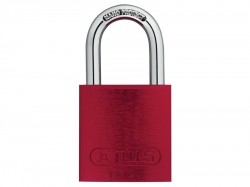 ABUS Mechanical 72/40 40mm Aluminium Padlock Red Keyed TT02162