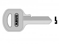 ABUS Mechanical 55/60 60mm Key Blank